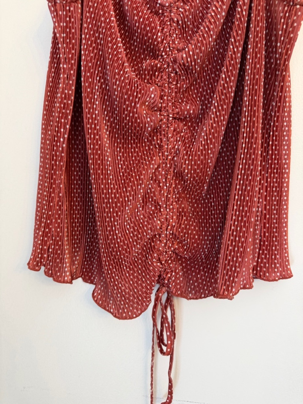 Willow & Root Polka Dot Tank Accordion Ruffle-Trim - Picture 2 of 8
